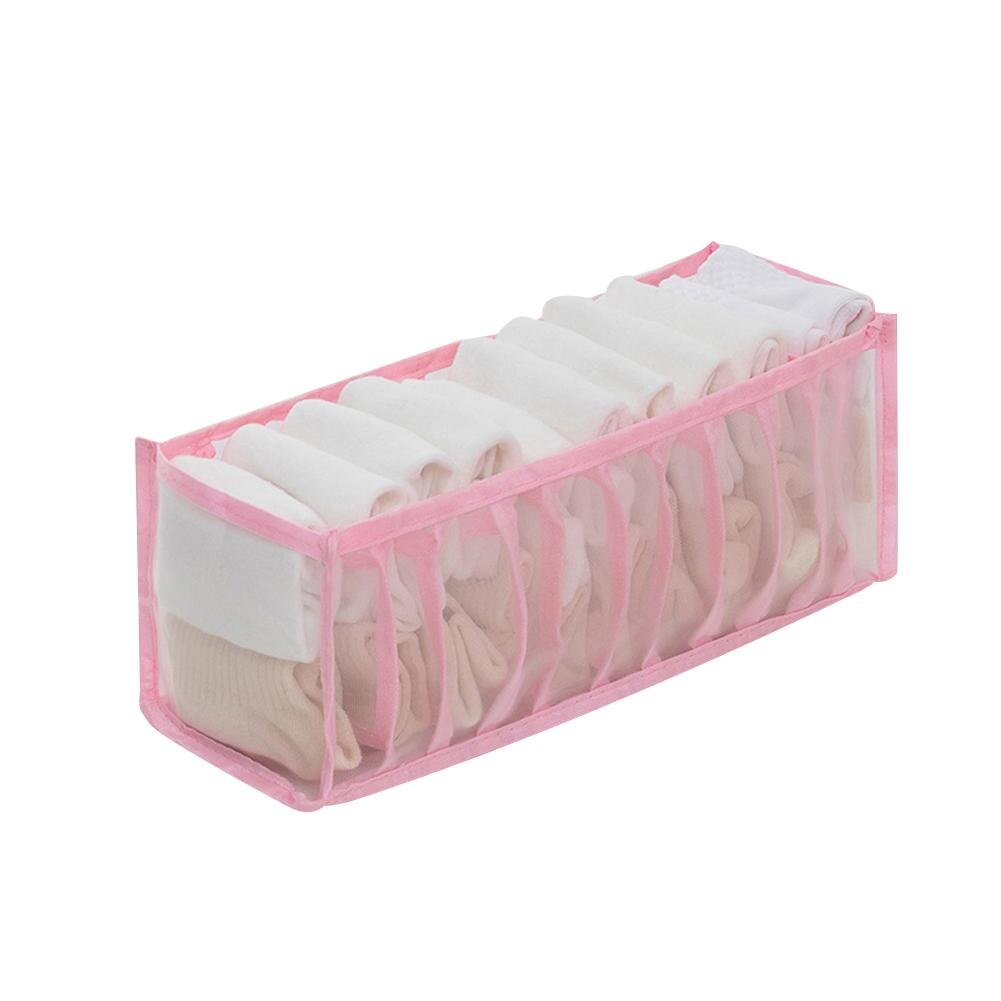 Wall Hanging 6 Grids Transparent Underwear Panties Storage Box