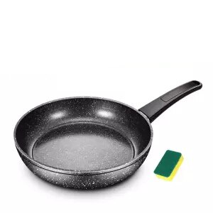 Sartén antiadherente huevo frito artefacto pequeño filete sartén panqueque olla estufa de Gas para uso doméstico olla de cocina sartenes utensilios de cocina: 26cm