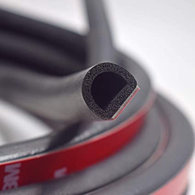 4 Meter P Z D Type Automotive Auto Deur Tochtstrip Rubberen Afdichting Strip Auto Geluidsisolatie Rubber Afdichting Voor Auto