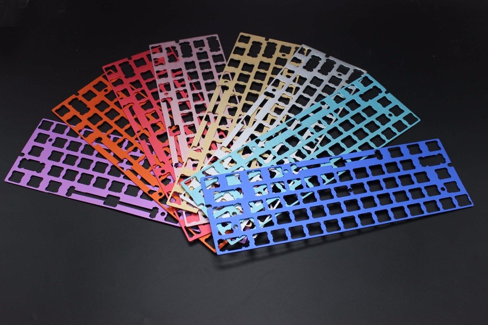 Cool Jazz ANSI Costar Stabilizers Anodized Aluminum Positioning Board Plate Support For GH60 60% Keyboard DIY