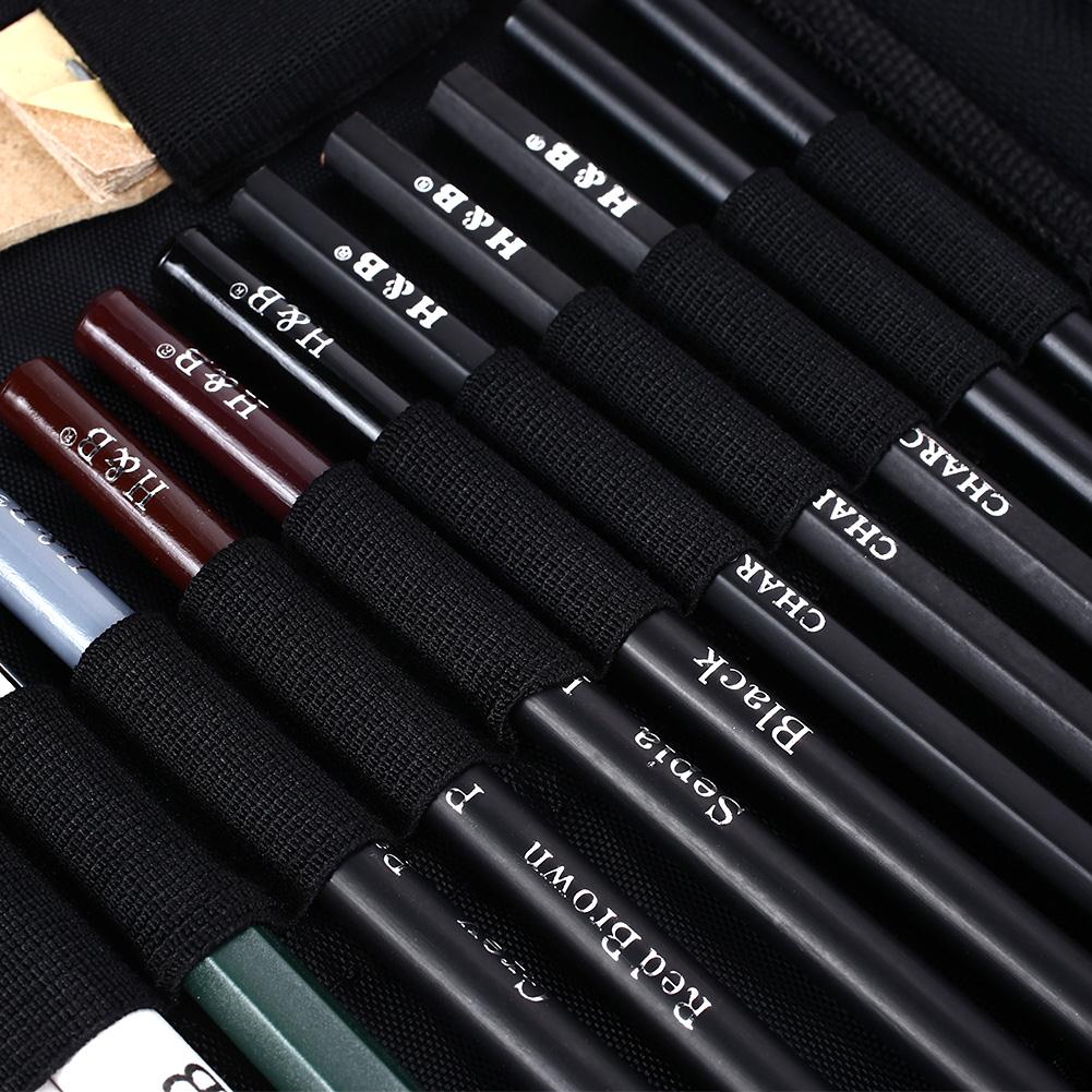 Painting Tool Set 48pcs Drawing Student Stationery Graffiti Crafts Artist Art Supplies Sketch Pencil