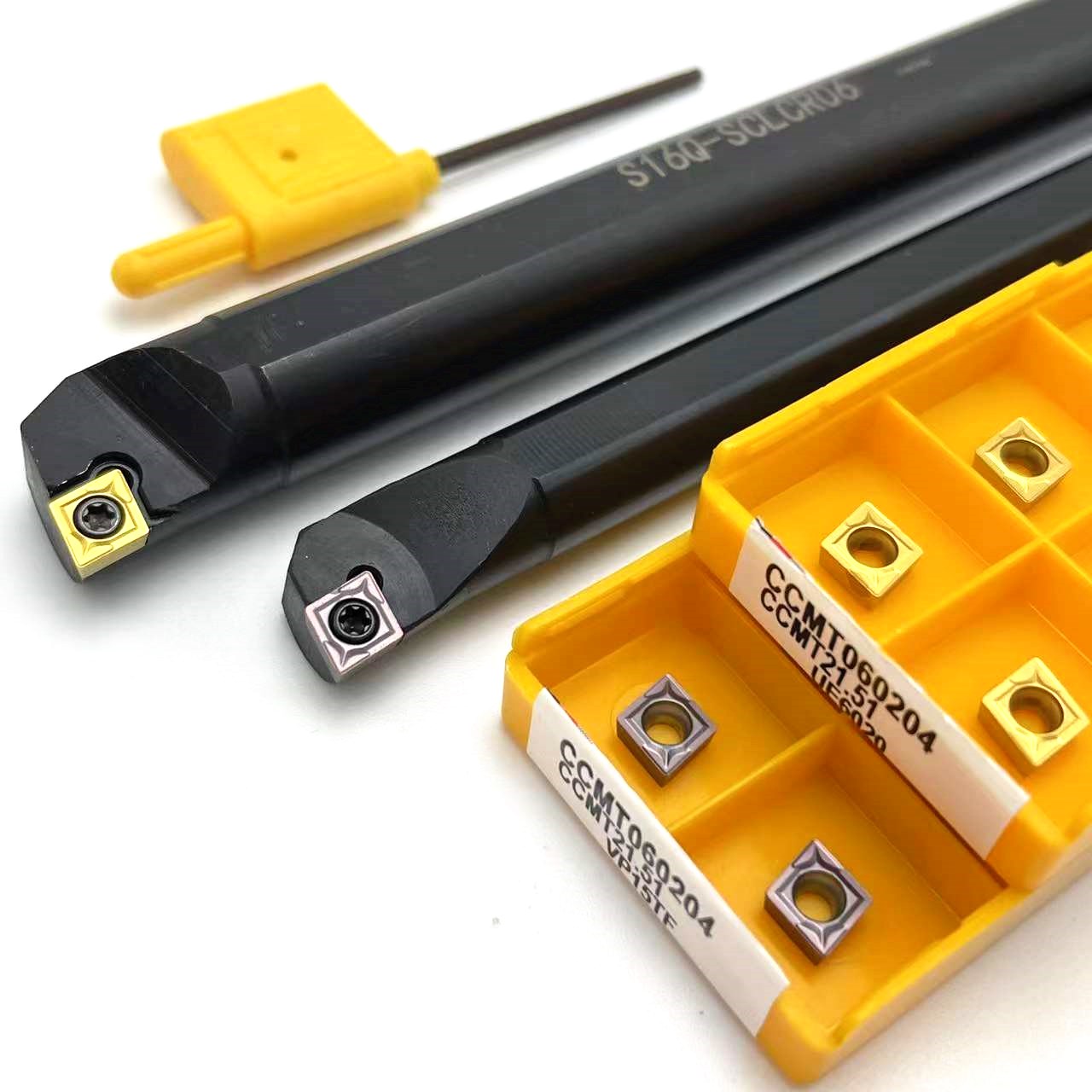 S06K-SCLCR06 S06K S07K S08K S10K S12M S14N S16Q 95 degree spiral turning tool holder boring bar+10PCS CCMT060204 carbide tool