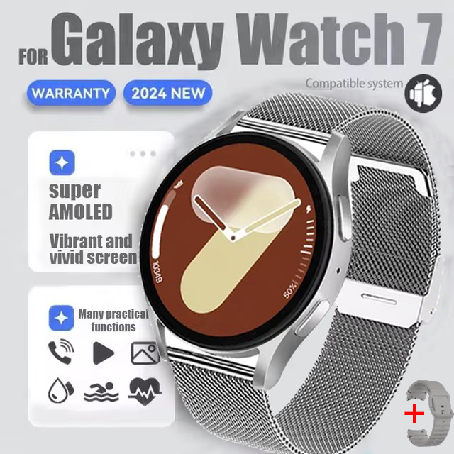 Novo relógio 7 bifosensor de tela ultrapequena para atingir monitoramento de saúde preciso smartwatch gps de dupla frequência para ios androide: Azul