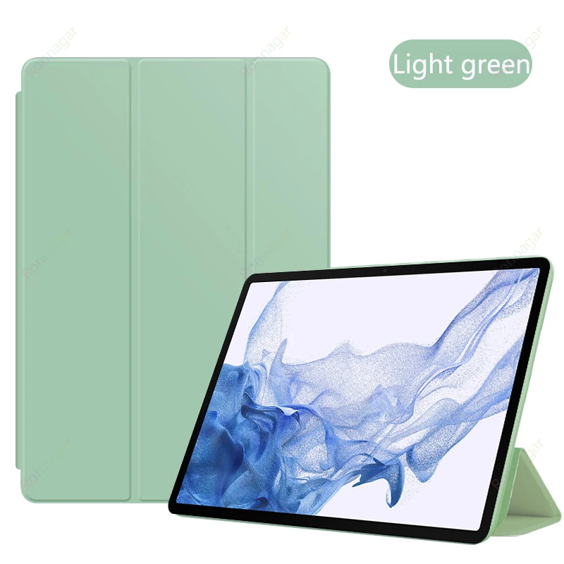 Per Samsung Galaxy Tab A9 Plus Custodia 11 "2023 SM-X210/X216/X218 Custodia per tablet pieghevole magnetica Smart Cover per Samsung Tab A9 + Custodia: IPad Pro 12.9 / Rosso