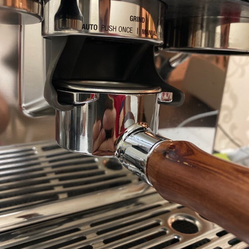 Kaffe bunnfri portafilter til breville 870/878/880 filter 54mm filter med kaffesabotasje og ligent doseringsring