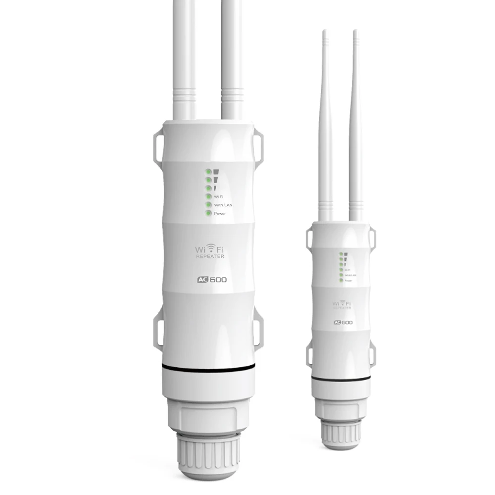 Wavlink wlan-Verstärker  ac1200 mit großer reichweite, dualband-zugangspunkt mit aktiver/passiver poe-ap-wlan-signalverstärkerantenne: Dunkelgrau