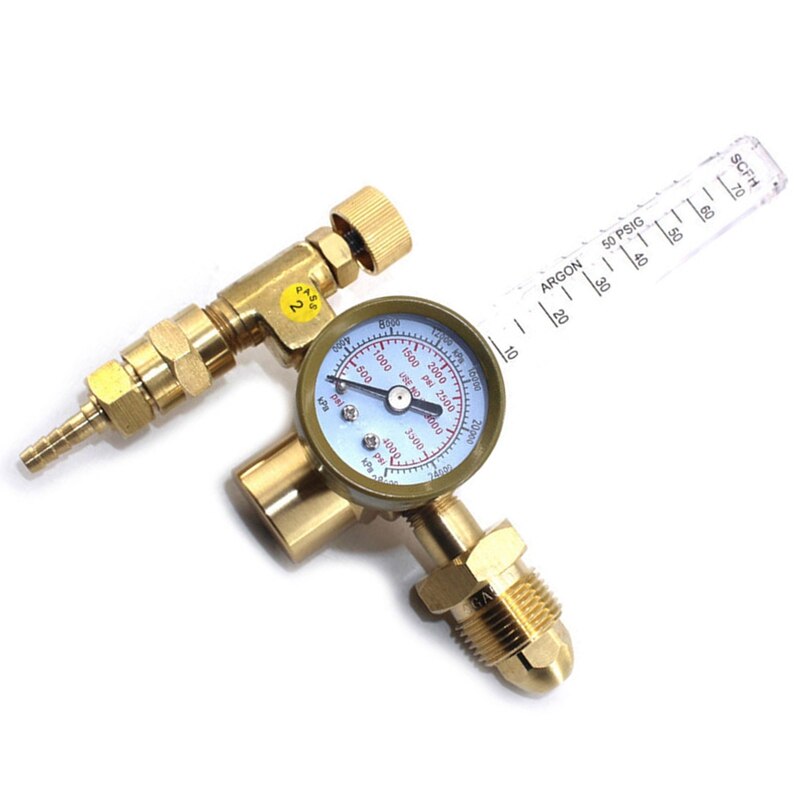 Argon Flowmeter Pressure Reducer Pressure Gas Flow Regulator Welding Instrument Welding Machine