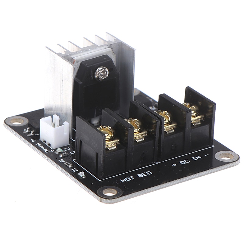 3D Printer Hotbed MOSFET Expansion Module Inc 2pin Lead Anet A8 A6 A2 Compatible 3D Printer Parts Black