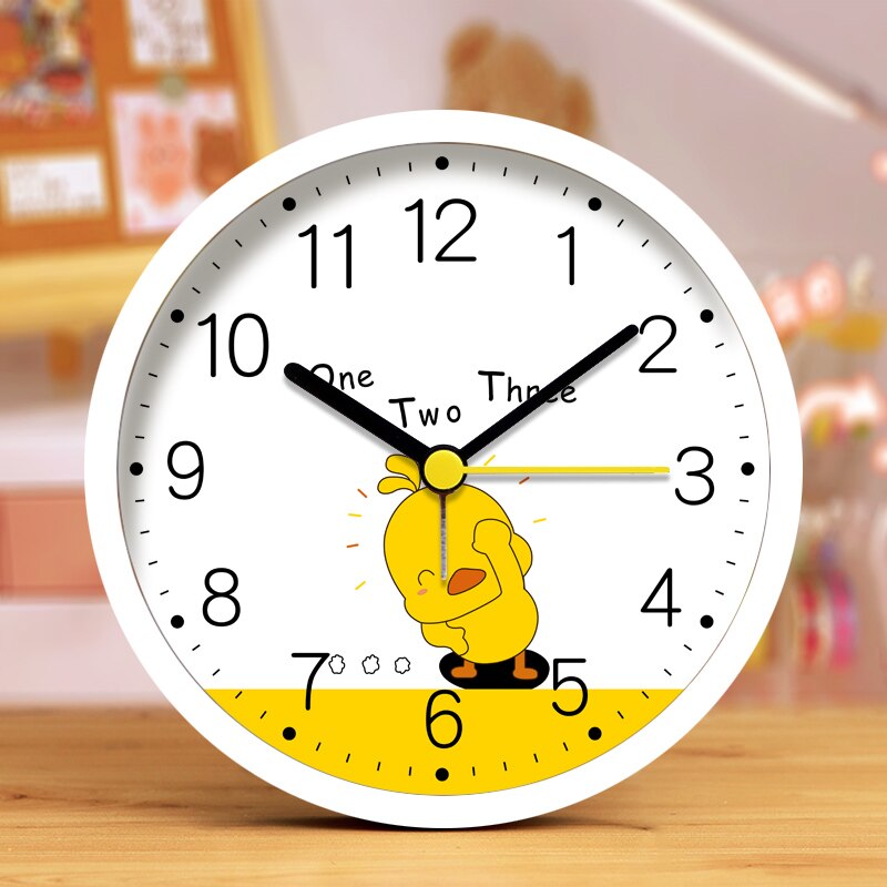 Eenvoudige Wekker Voor Kinderen, Jongens En Meisjes Leuke Klok Alarm Nachtkastje Lichtgevende Desktop Elektronische Klok.: R