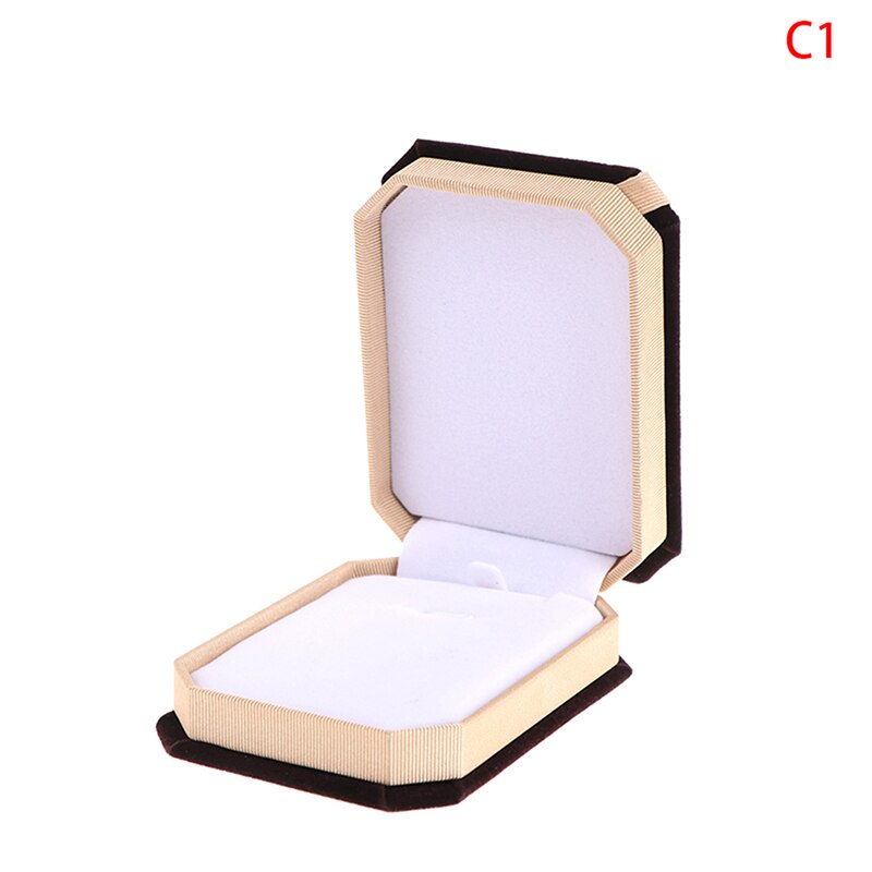 Jewelry Box Packing Bags Beads Rings Earrings Bracelets Necklaces Sets Boxes for Women& MenVelvet Display Packing Jewelry: C1