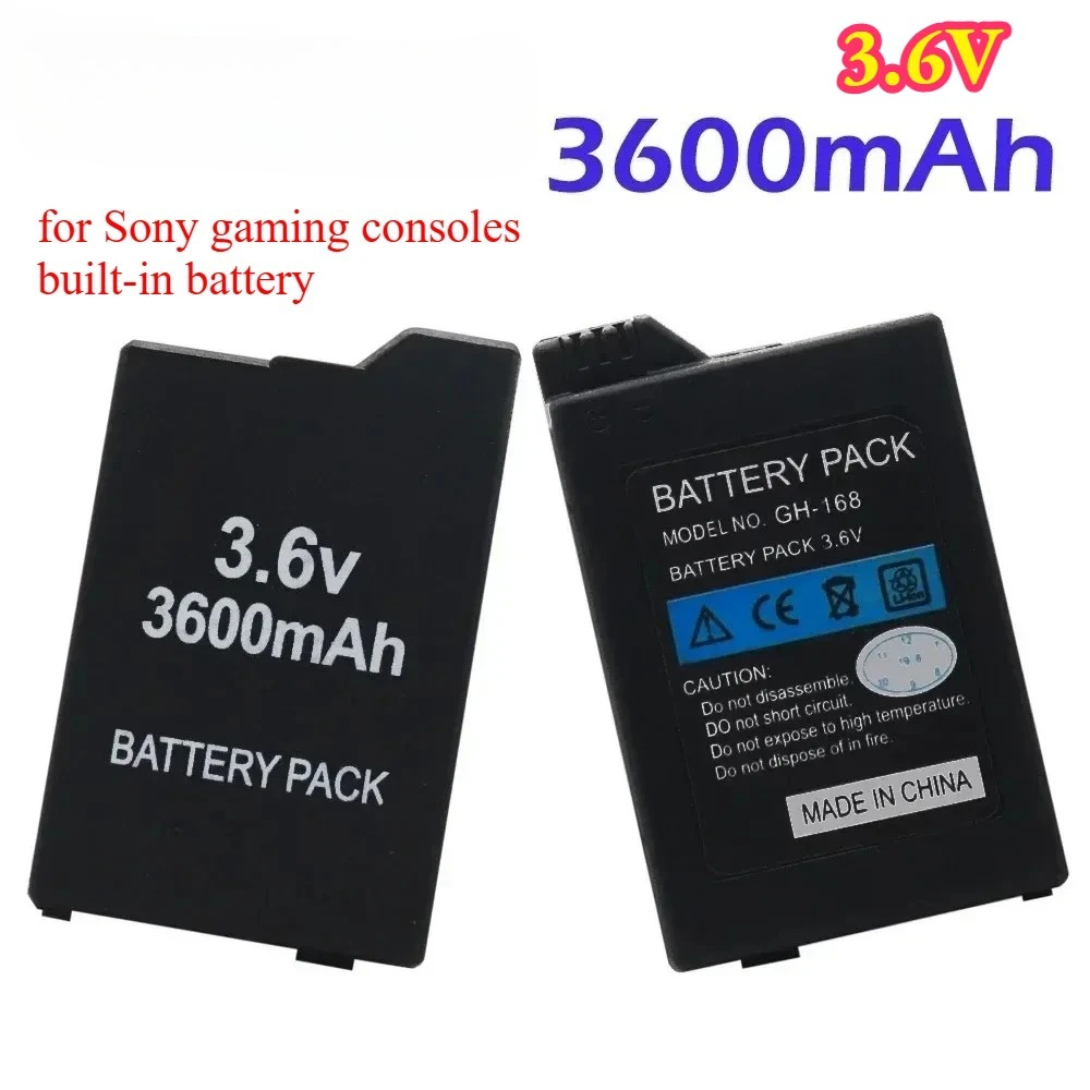 PSP2000/3000 Batteria incorporata 3.6V 3600mAh Batterie di grande capacità per PSP 2th PSP2000/3000/3004 Console di gioco Batterie host