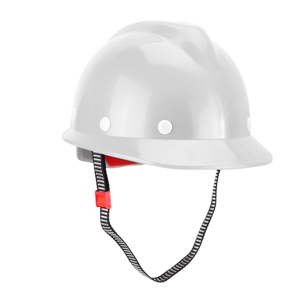 FRP Protective Cap Hard Hat Safety Helmet Working Job Site Construction Equipment Safety Hat: White