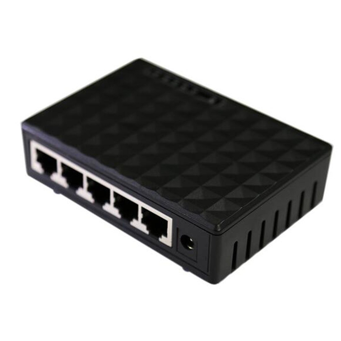 NOYOKERE Mini 5 Hafen 10/100Mbps Basis Gigabit Schalter Hub RJ45 LAN Ethernet Schnelle Schreibtisch Netzwerk schalter Schwarz/Weiß