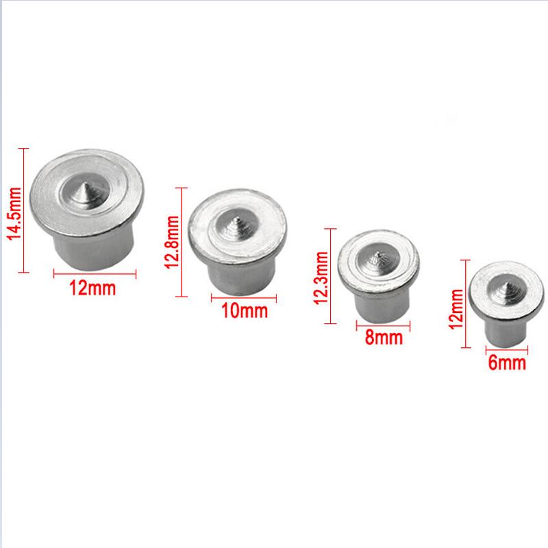 1/8Pcs 6 -12Mm Deuvel Tenon Multi Deuvel Center Point Set Tool Joint Uitlijning Pin Dowelling gat Hout Hout Marker Align: 4Pcs-6n8n10n12mm