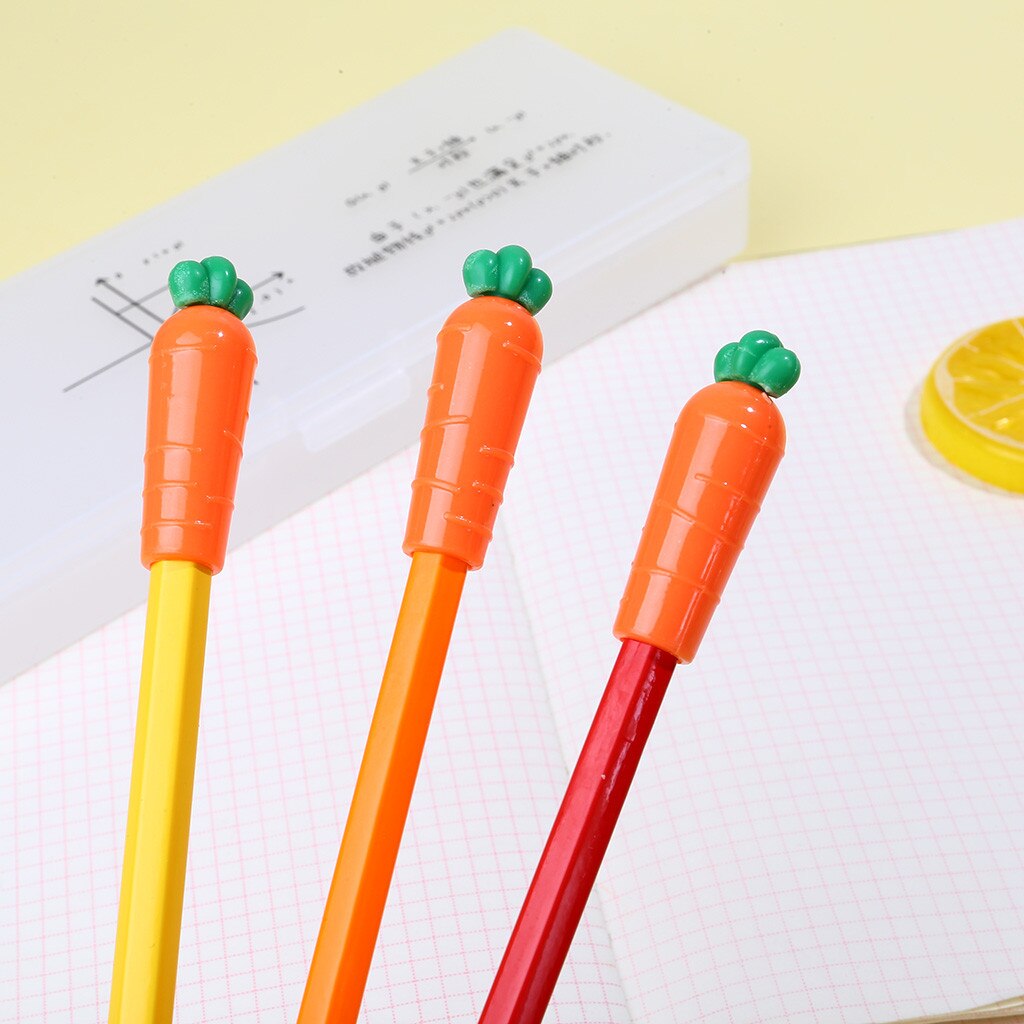 Pencil Cap carrot Head Cartoon Pencil Set Extender For Pencil Painting Writing Art School Supplies Pen refill