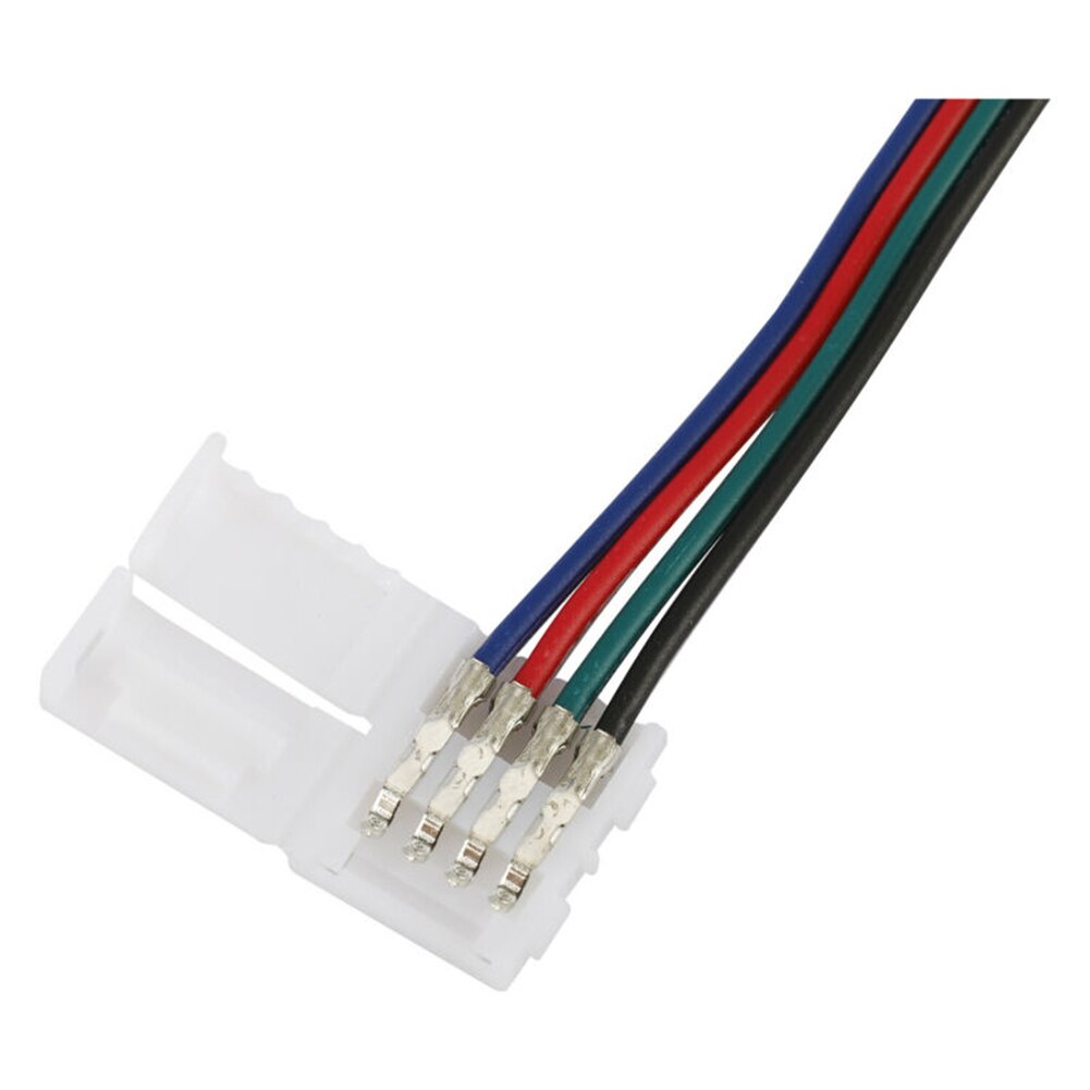 5050 RGB 4PIN Light Strip Connector Kit RGB Extension Cable Solderless Parts