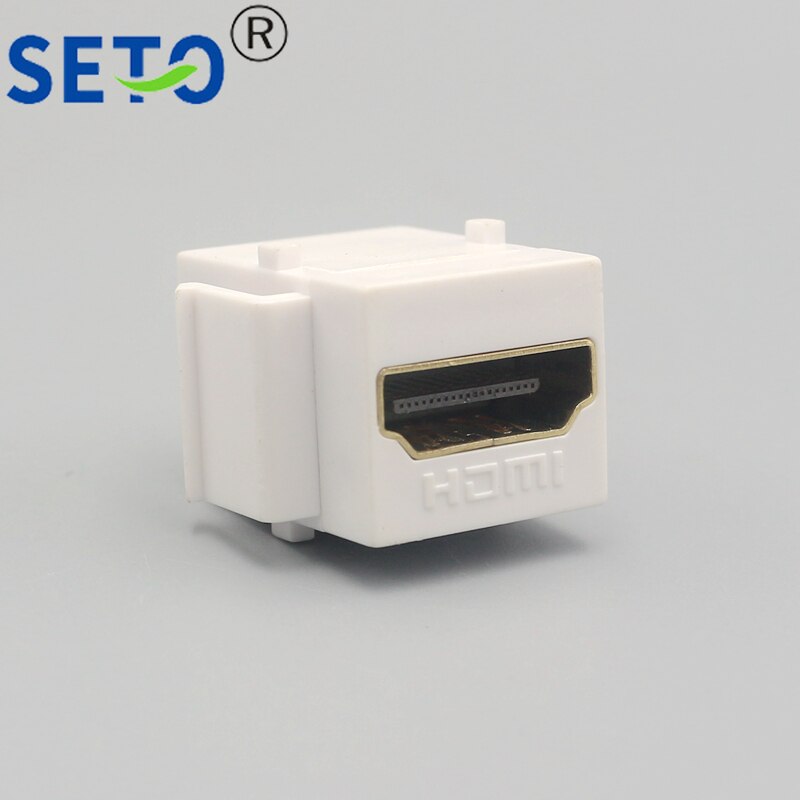 SeTo HDMI Clasp type Module Free Welding Connector Keystone For Wall Plate Socket