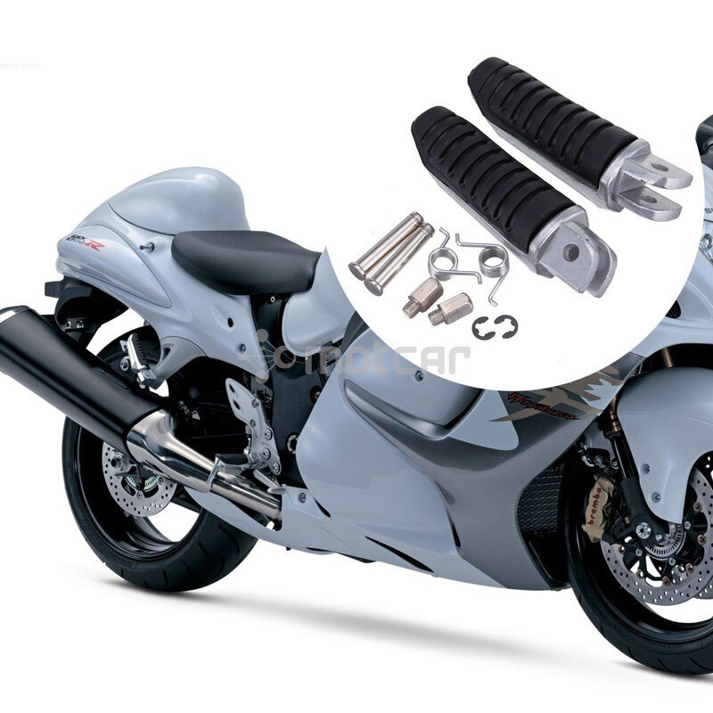Clavija de pie de pasajero para motocicleta, Pedal trasero, reposapiés delantero de aluminio para GSX650F Suzuki GSX 650F GSX 1400 b-el Rey