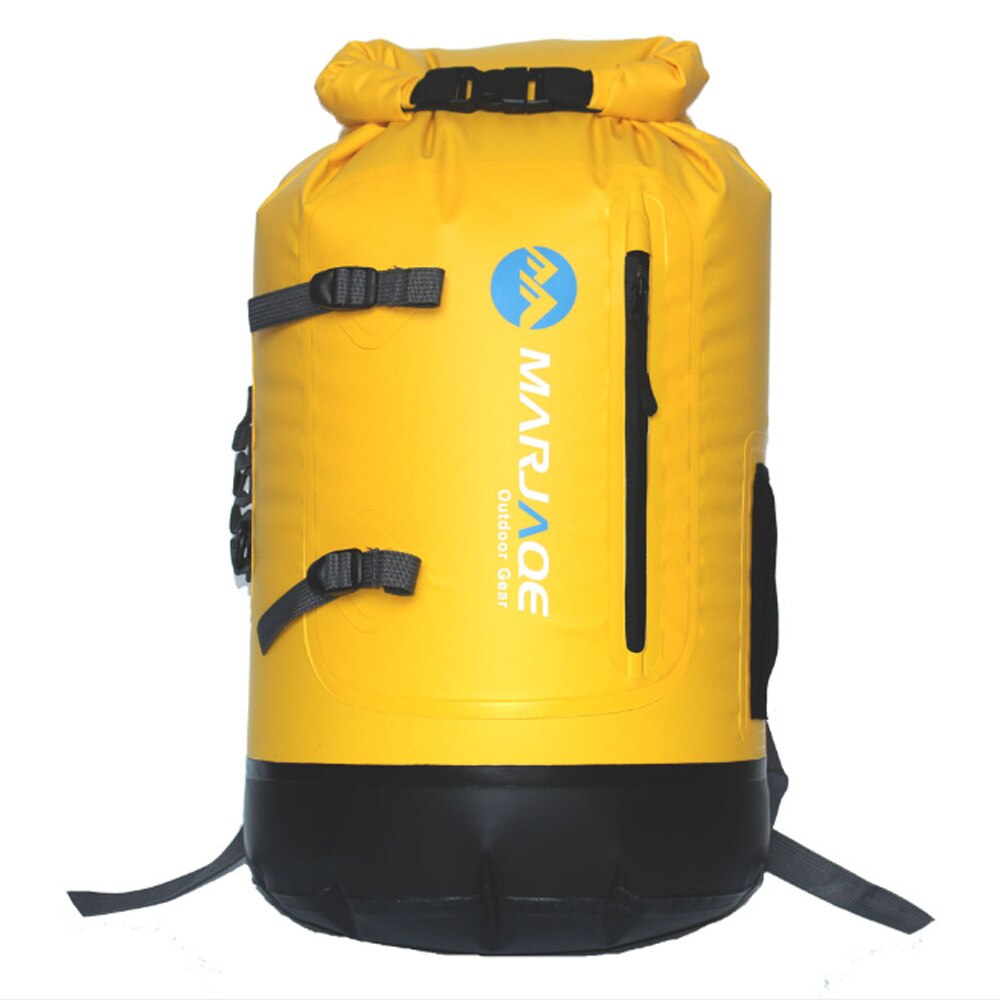 Bolsa seca impermeable de 30l, mochila con engranaje de cierre superior para kayak, pesca, senderismo, Rafting, Camping, navegación a la deriva: Yellow