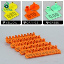 Varken Oor Signage Tag Geen. 001-500 Identificatie Cardscopper Hoofd Oorbellen Vee Levert Apparatuur Vee Schapen Kalveren Koe