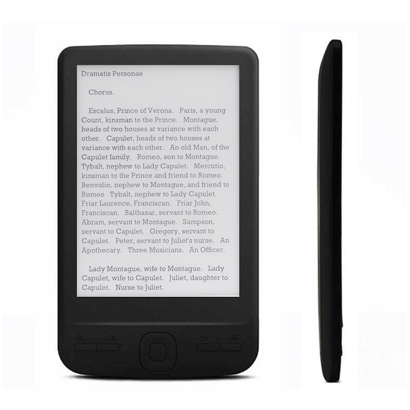 BK4304 4,3 Zoll Bildschirm E Book-Reader 16GB Bauen In 800X600HD E Tinte Bildschirm Mit Schützen Linux System Fall uCOS