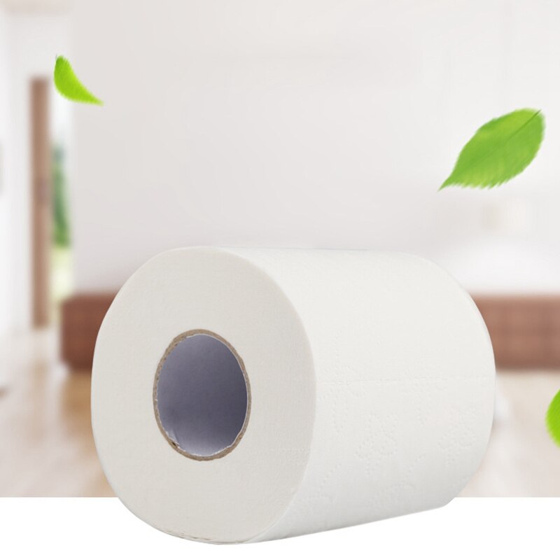 10 Rolls Toilet Paper 3-Ply Embossed Roll Tissue 110G/Roll Soft Rolls Commercial Standard Rolls