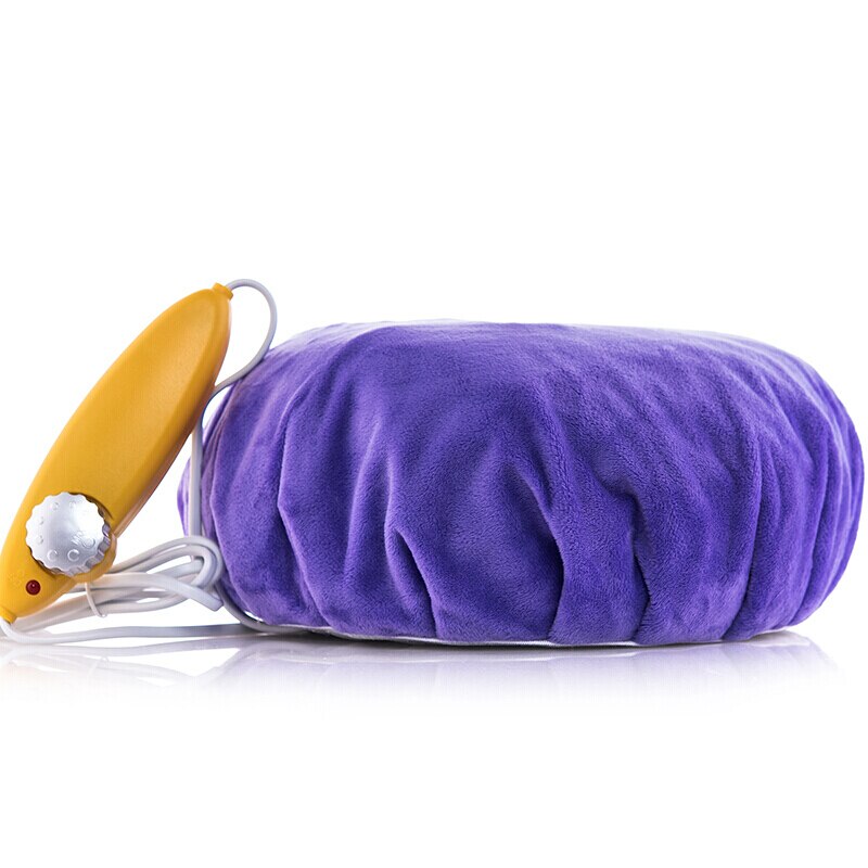 Gorro térmico, evaporación electrotérmica, cuidado del hogar, gorro de permanente, temperatura constante inteligente, adorable gorro de vapor de pelo rosa: Azul / UK