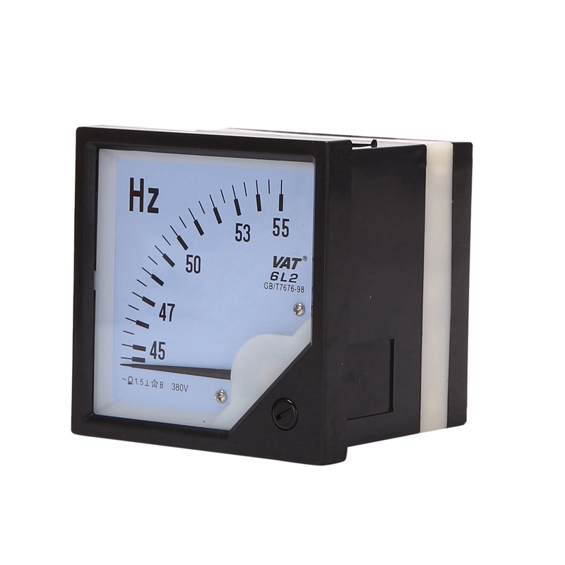 Frequency Tester Square Panel Analog Frequency Meter High Accuracy Digital Analog Multimeter 45-55Hz