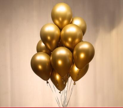 Dekoracje ślubne Macaron łuk balony ślubne girlanda na przyjęcie Ballon Blanc poślubić Parti dekoracje chrzciny dobrodziejstw: 50 pcsgold balloon