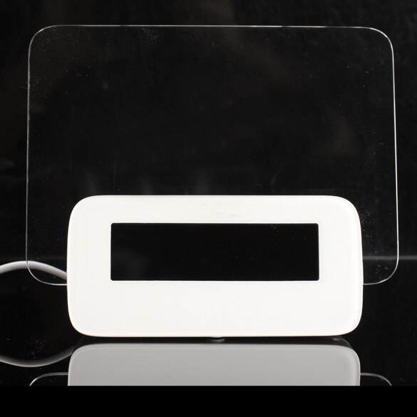 Réveil numérique Fluorescent LED, avec panneau de messages USB, 4 ports Hub, horloge de Table et de bureau avec calendrier bleu pour la maison