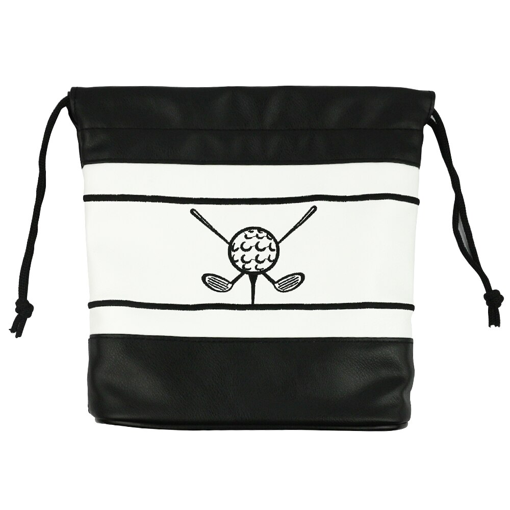 Pinmei golfbal etui golfaccessoires etui tassen golf tee etui pu leren etui tassen graaftouw etui geborduurde patronen
