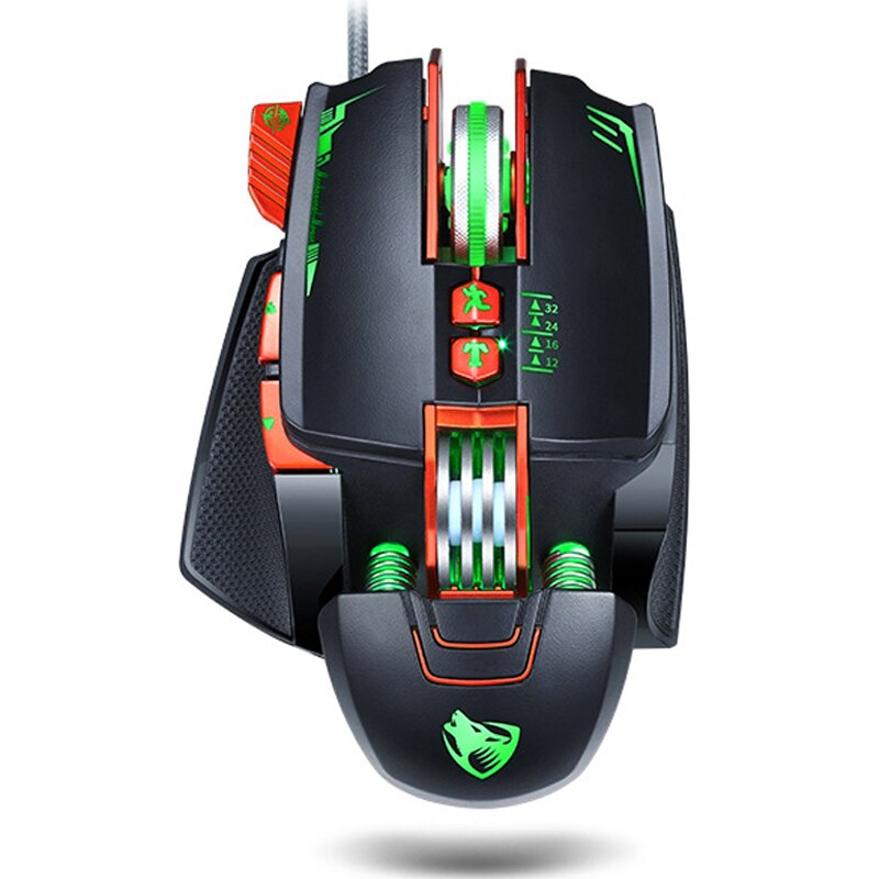 T-Wolf Gaming Mouse Wired 3200 DPI Programmable Br... – Grandado