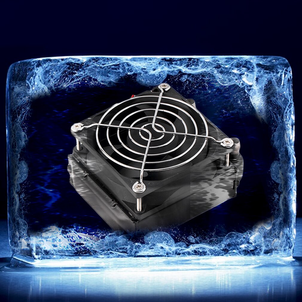 Aluminum 80mm Water Cooling Row With Fan For CPU Durable Cooling System Devices Computer Radiator Compact Heat Exchanger