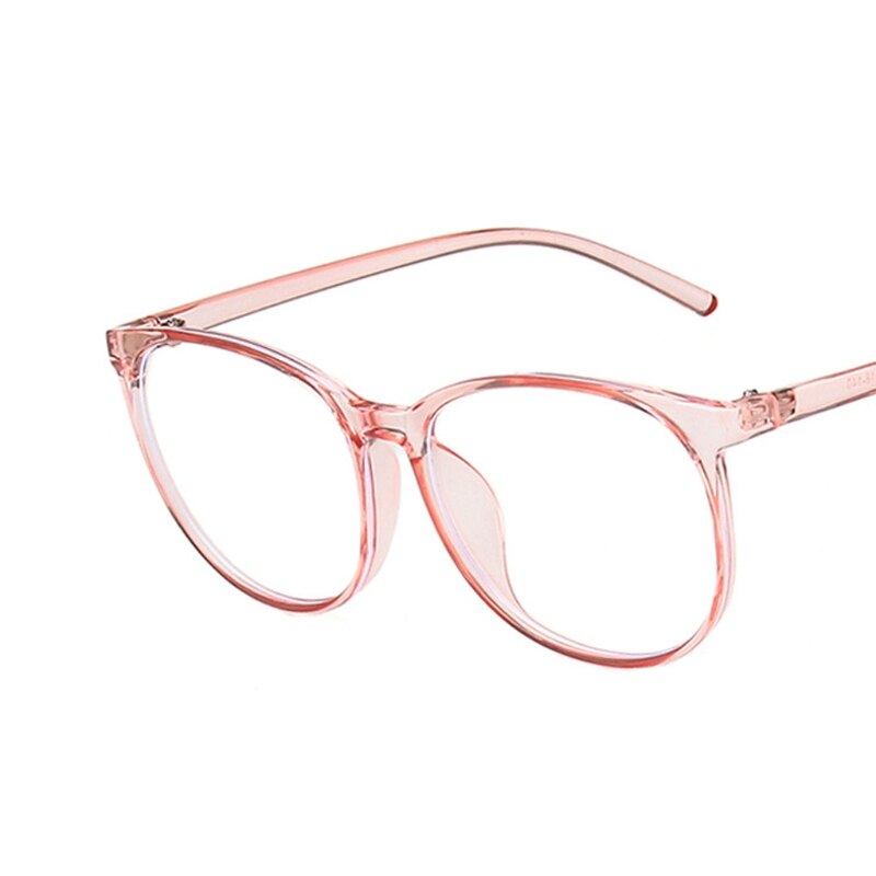 Anti Blue Light Glasses Computer Glasses Men Women Super Light Frame Eyeglasses: Pink