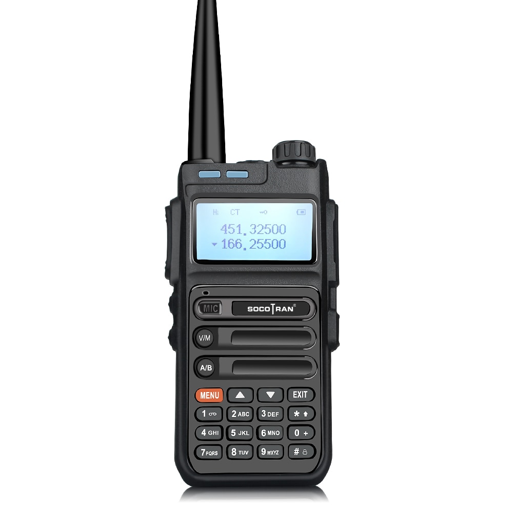 Scanner de fréquence VHF UHF, socotron UV5F PLUS double bande 5W, walkie-talkie Radio