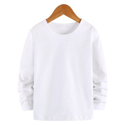 Vidmid bebê meninos meninas crianças algodão camiseta casual primavera branco roupas para crianças meninos meninas topos crianças camisetas 7116 02: 4 T