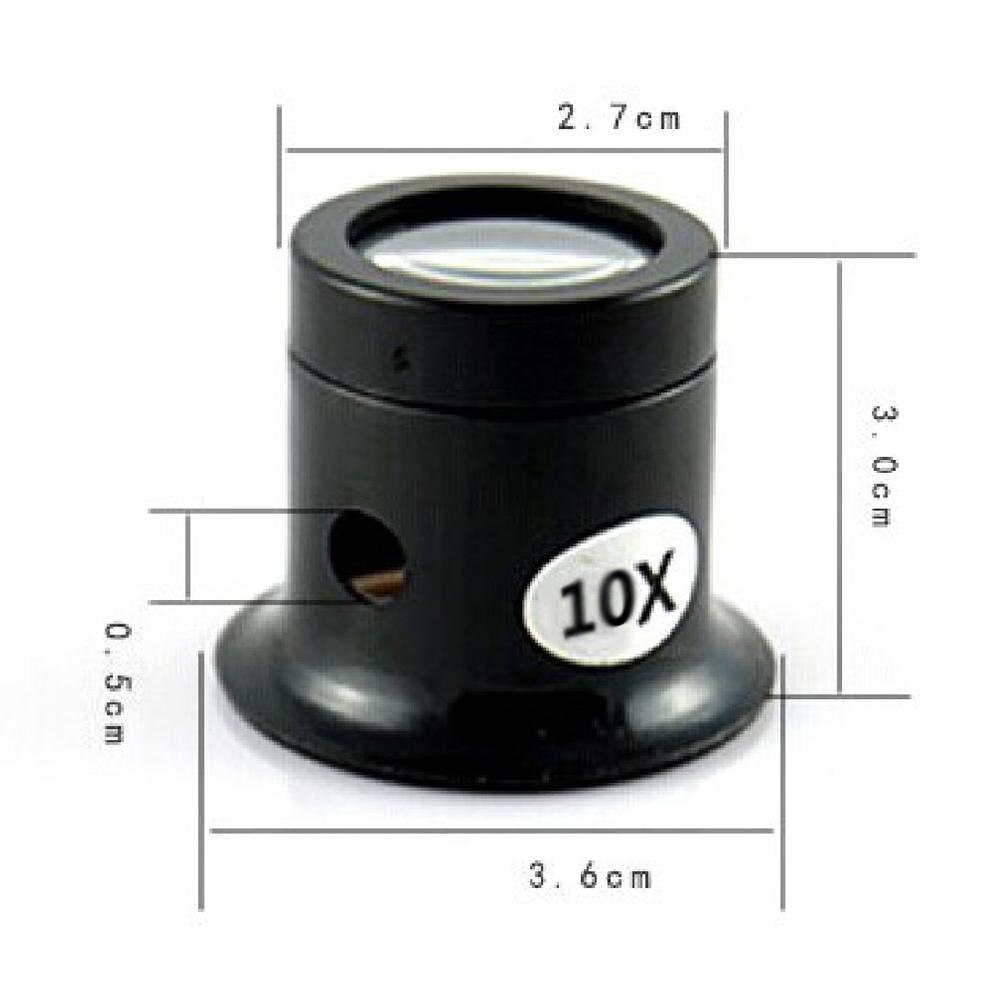 Monocular Magnifying Glass 5X/10X Portable Loupe Lens Jeweler Watch Magnifier Tool Eye Magnifier Len Repair Kit Tool
