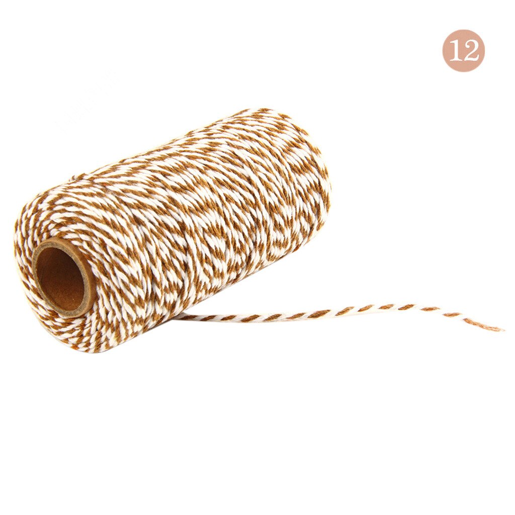 2Mm Diy Macrame Koord Twee Kleuren Katoen Bakers Twine Touw Rustieke Land Ambachten Handgemaakte Accessoires: L