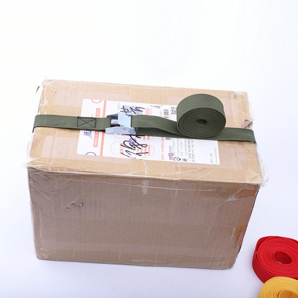 6 Meters Auto Luggage Trailer Fixed Strap Rope Quick Release Cam Buckle Tie Down for Motorcycle Bike Cargo Straps Tension Rope