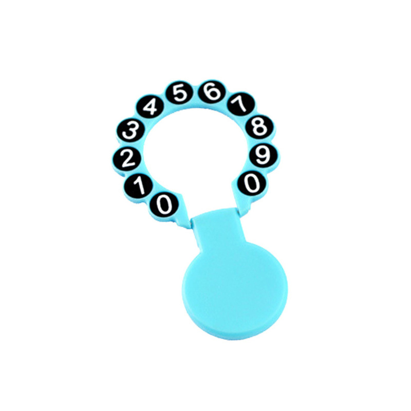 Auto Tijdelijke Parking Mini Stop Teken Telefoonnummer Plaat Auto Sticker met Telefoonnummer Vel Clamshell Auto Accessoires