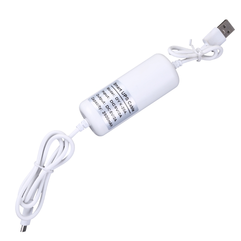 50lb 5v avbruddsfri strømforsyning mini ups batteri backup overspenningsvern til wifi, ruter, modem, sikkerhetskamera