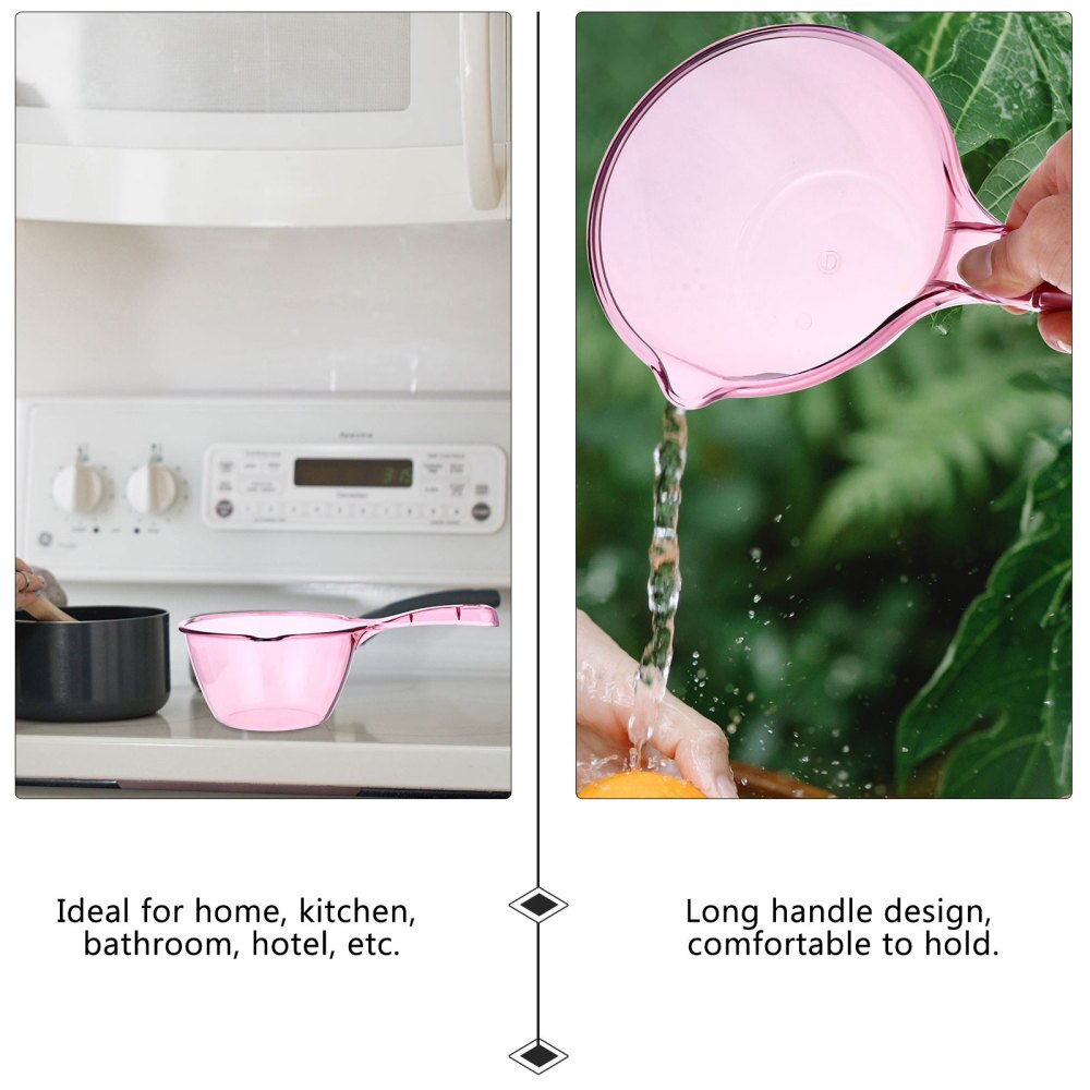 2 szt. Miarki kuchenne przezroczyste kadzie praktyczne miarki robić wody