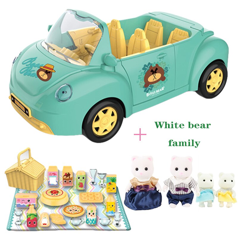 Children's Birthday Simulation Play House Toy Convertible Sliding Car Rabbit Family Ho Package Toy Halloween: 8806-2-G03-K03