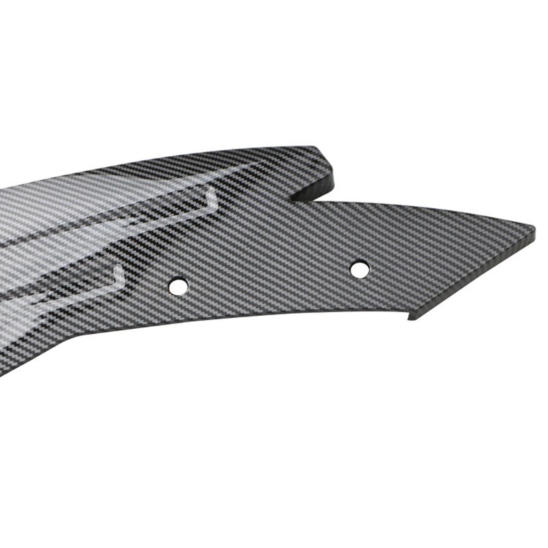 Koolstofvezel auto bumper spoiler achterlip hoek splitter diffuser winglet vleugels aangepaste anti-schok auto carrosserie zijskirt