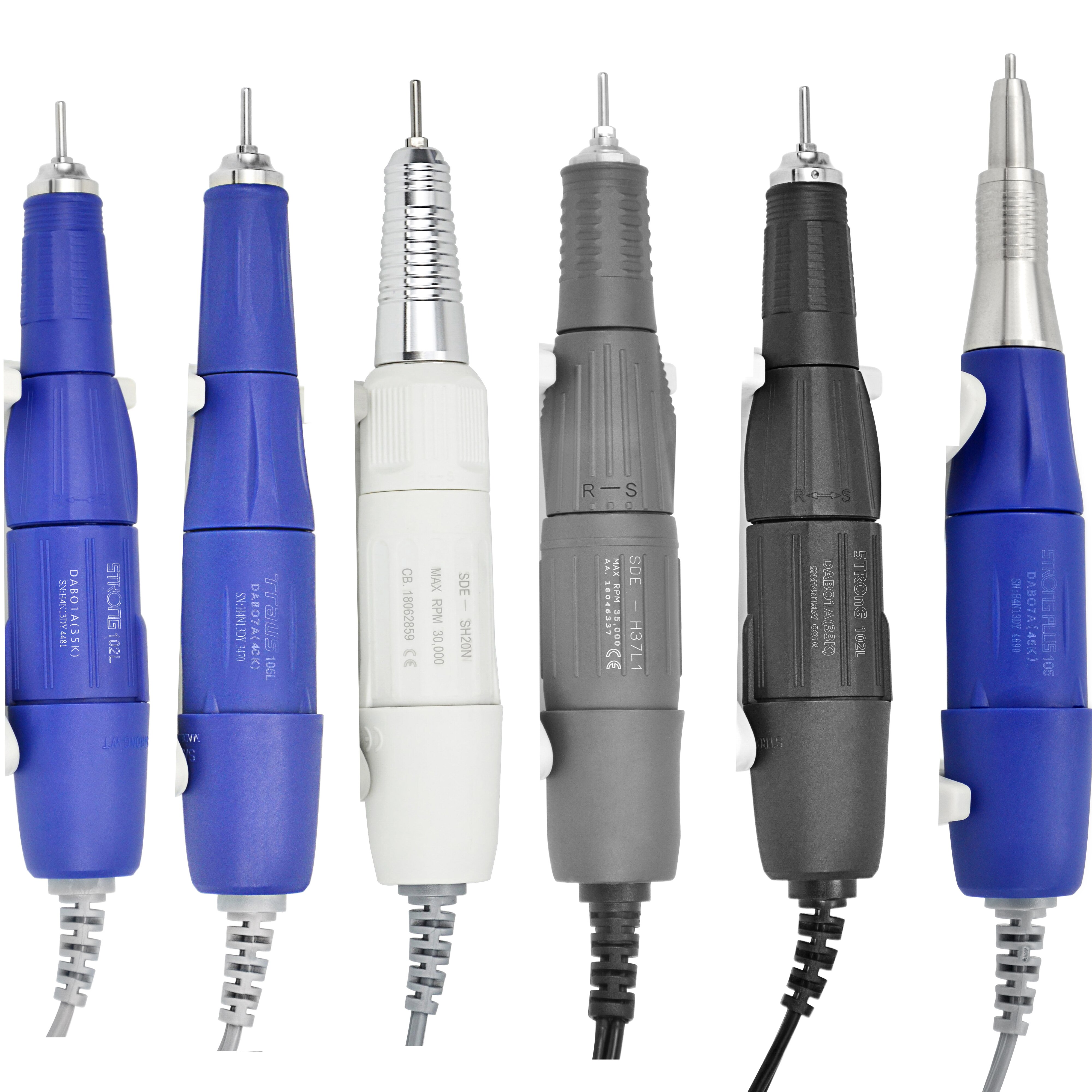 STRONG-Micromotor Dental para pulido, pieza de mano de 210 plus, 105, 105L, H37L1, Sh20N, 102L, 35K, 40K, 45K y 50K RPM