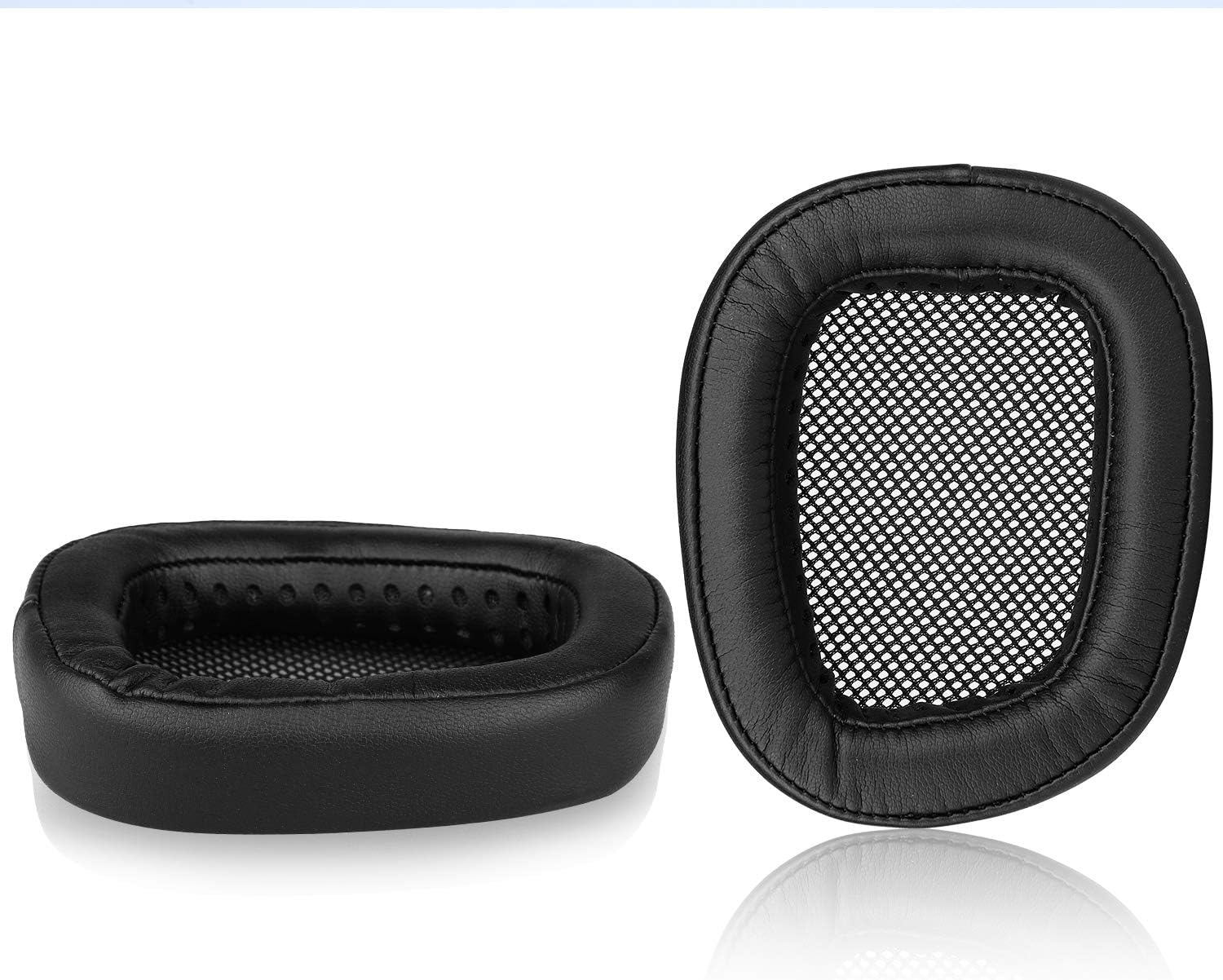 Logitech G433 Vervanging Memory Foam & Mesh Stof Oorkussen Pads Cover voor Logitech G433 G233 G PRO Hoofdtelefoon ALLEEN: Donkergrijs