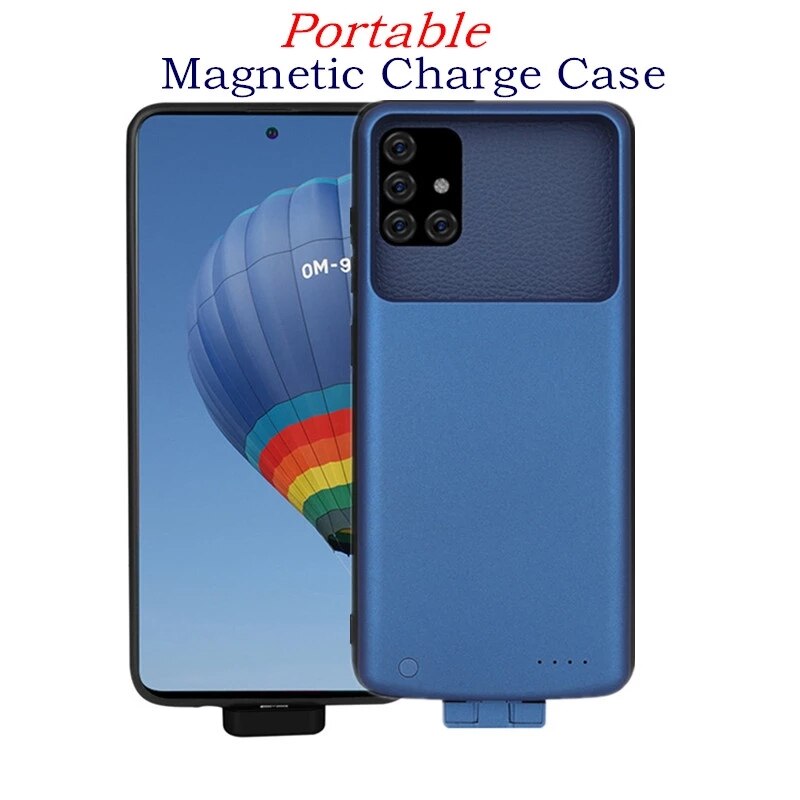 Magnetic Battery Charger Case for Galaxy S20FE 5G Power Bank Battery Charging Cover for Samsung Galaxy S20FE 5G Battery Case
