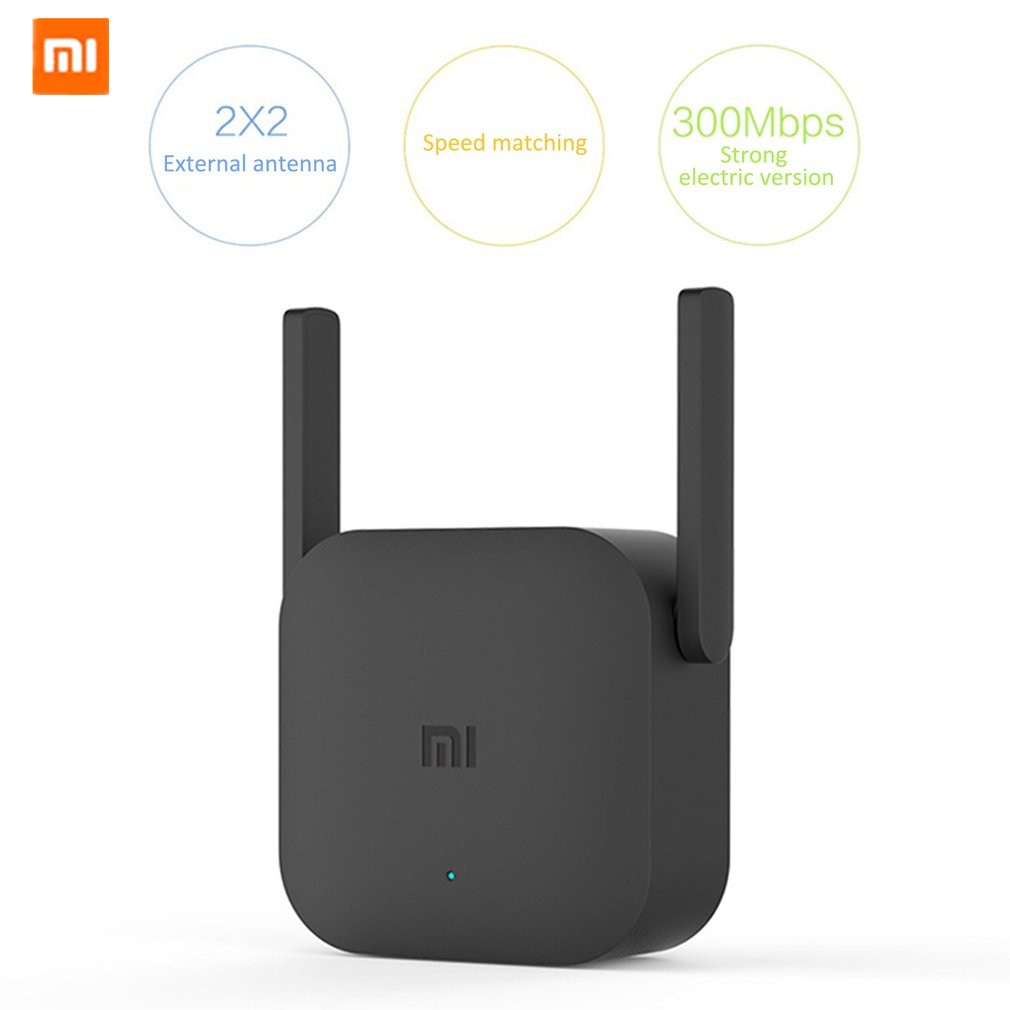 Xiaomi Mijia WiFi Repeater Pro Amplifier Router 300M 2.4G Repeater Network Mi Wireless Router 2 Antenna Home