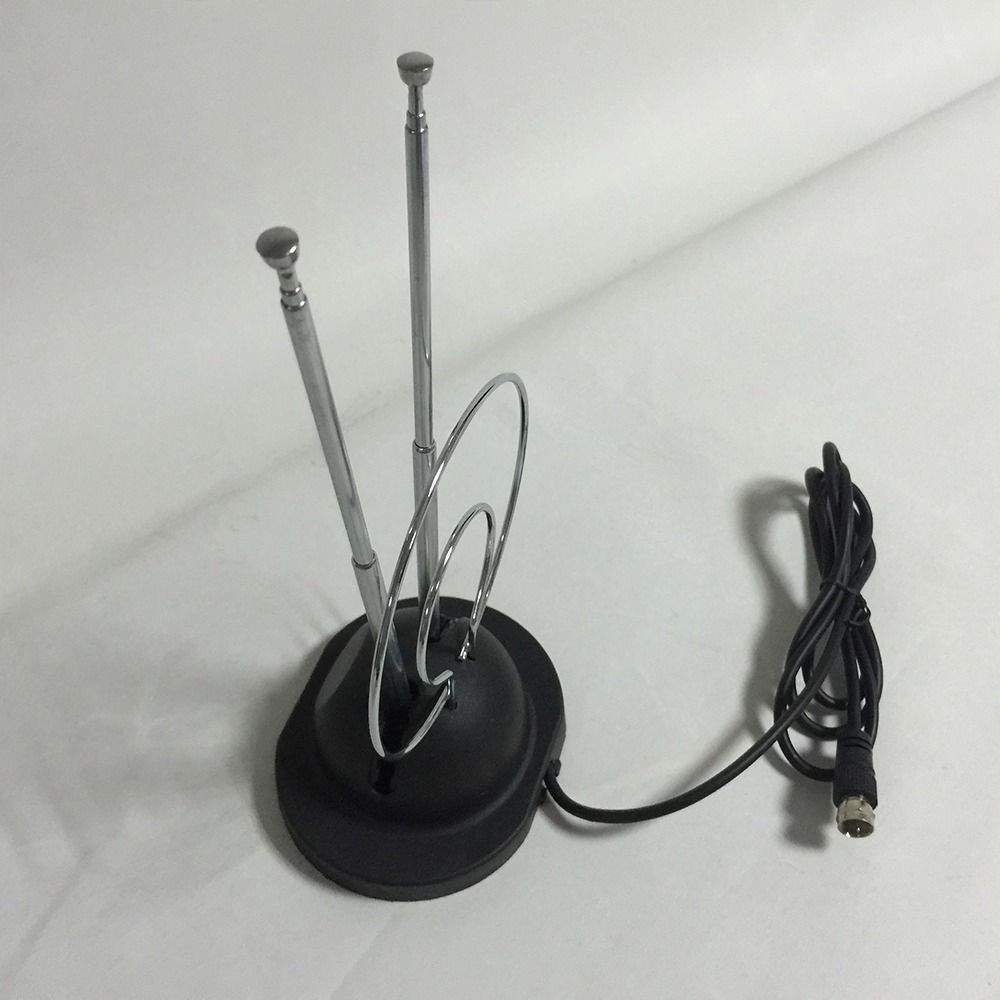 1 Pcs Home Receiver HD HDTV UHF VHF Stable Indoor Aerial Universal Digital TV Antenna Amplified Signal Booster Freeview Portable