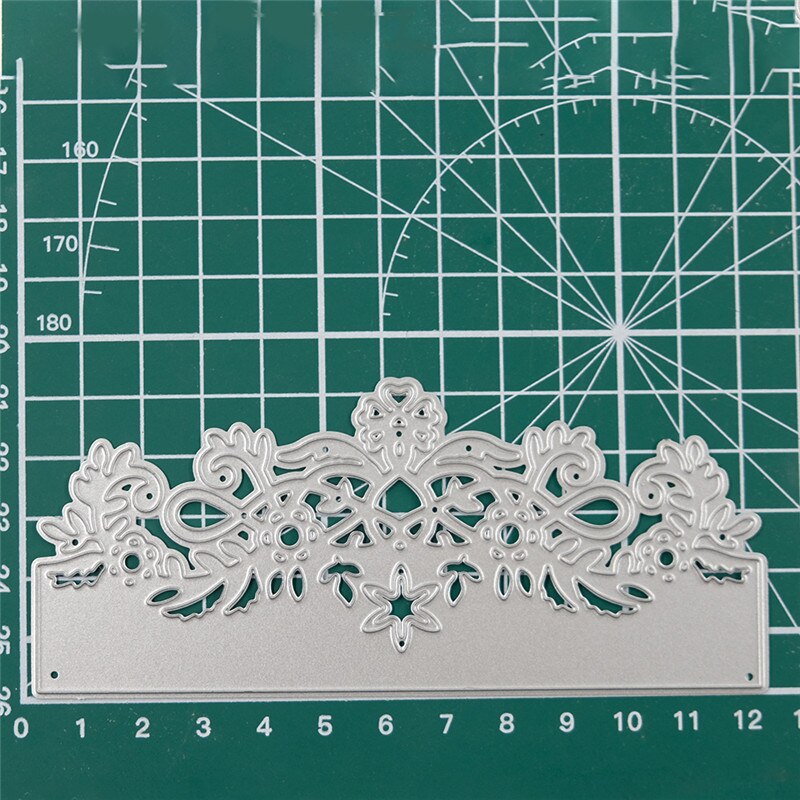 Kokorosa Flower Border Metal Cutting Dies Floral Branch Frame DIY Scrapbooking for Card Making Embossing Stencil: 03